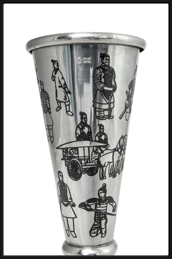 Jigger Japones 1-2 oz Grabado Ronin - Bartender On Duty