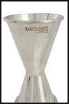 Jigger Bartender On Duty Classic  1-2 oz Silver - Bartender On Duty