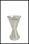 Jigger Bartender On Duty Classic  1-2 oz Silver - Bartender On Duty