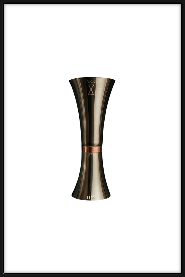 Jigger Japonés Ergo 1-2 oz Silver