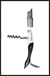 Descorchador de 3 Tiempos Wood&steel Black - Bartender On Duty