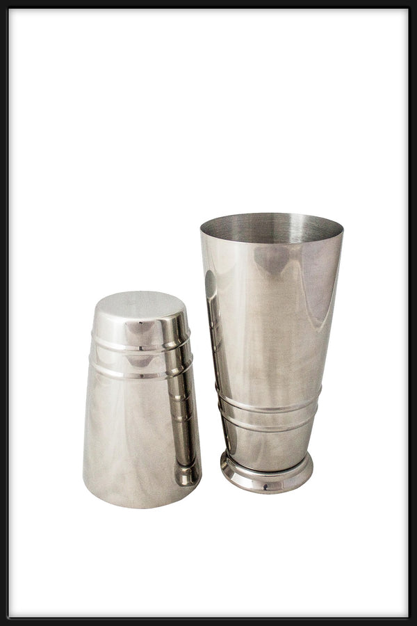 Shaker Bullseye Deluxe Silver - Bartender On Duty