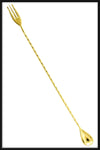Barspoon Tridente 40 cm Golden - Bartender On Duty
